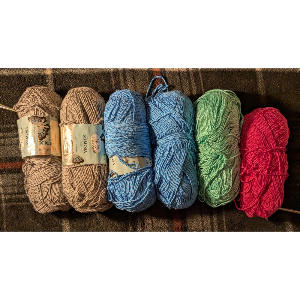 Yarn Bee Mimosa Yarn Lot Set Of 6